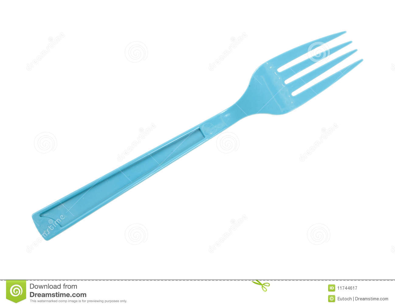 Plastic Spoon Clipart Blue Plastic Fork