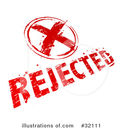 Rejected Clipart  32111 By Beboy   Royalty Free  Rf  Stock