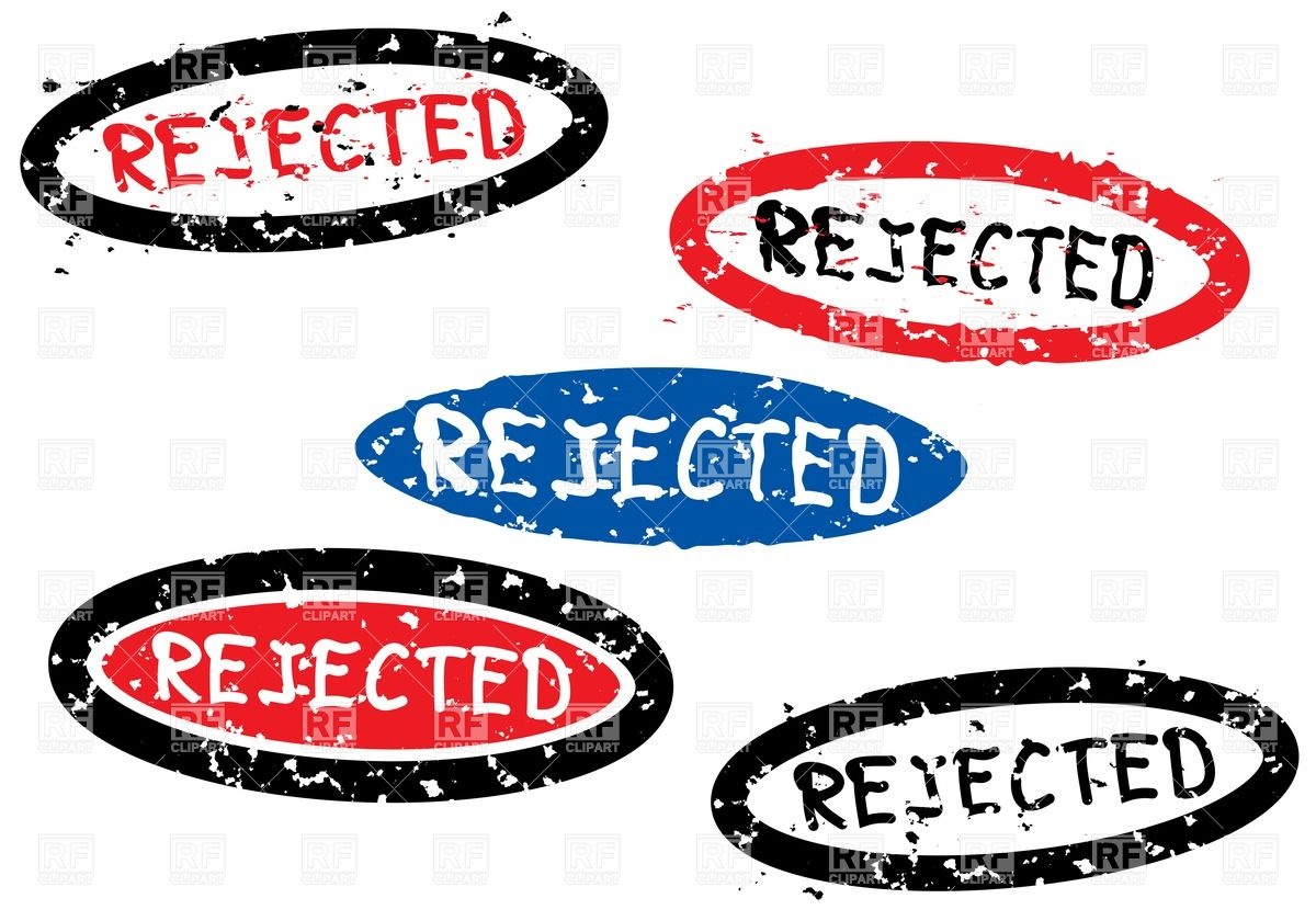 Rejected Stamp Set Download Royalty Free Vector Clipart  Eps