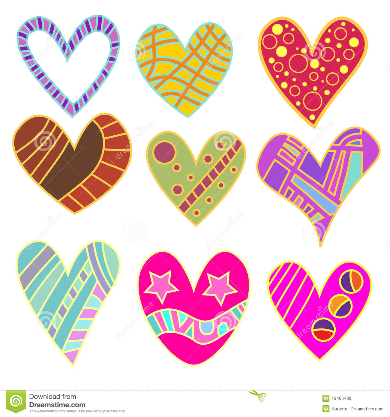 Whimsical Cupcake Clipart Whimsical Heart Collection
