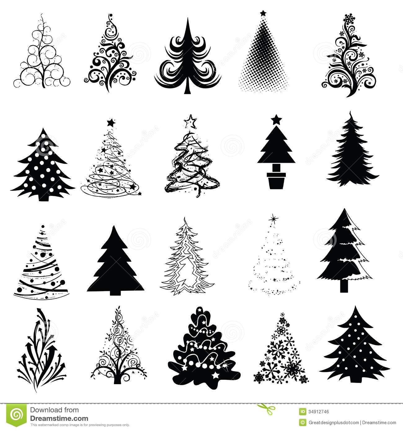 Back   Xmas Stuff For   Christmas Tree Silhouette Png