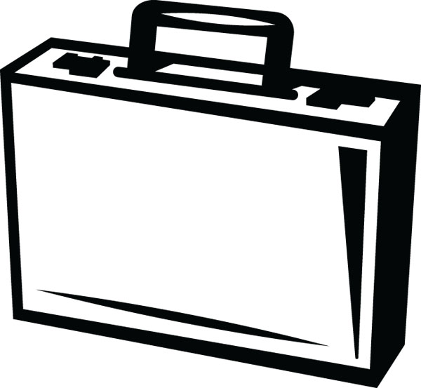 Briefcase Clip Art For Business   Office Custom Products