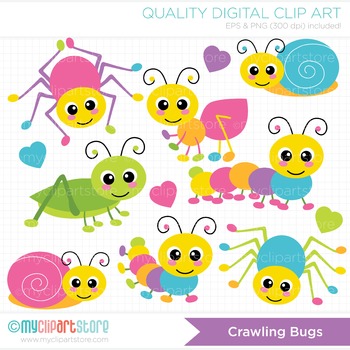 Bugs And Insects Clipart Clipart Crawling Bugs