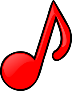 Red Music Notes Clip Art   Clipart Panda   Free Clipart Images