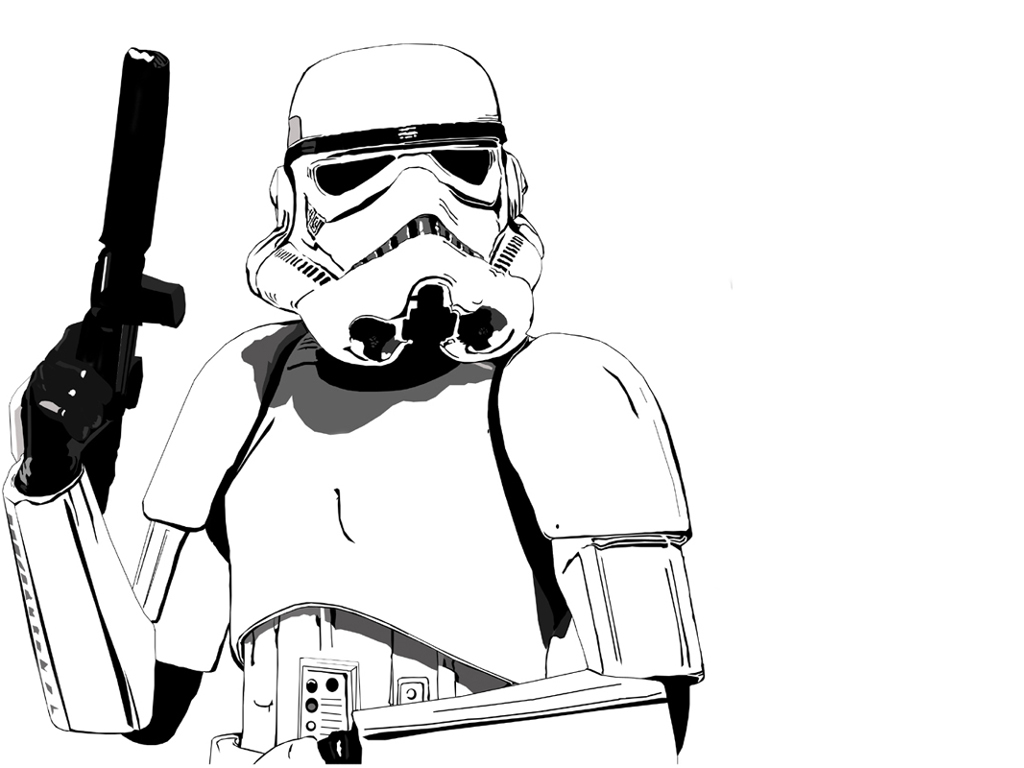 Star Wars Storm Trooper Colouring Pages  Page 2