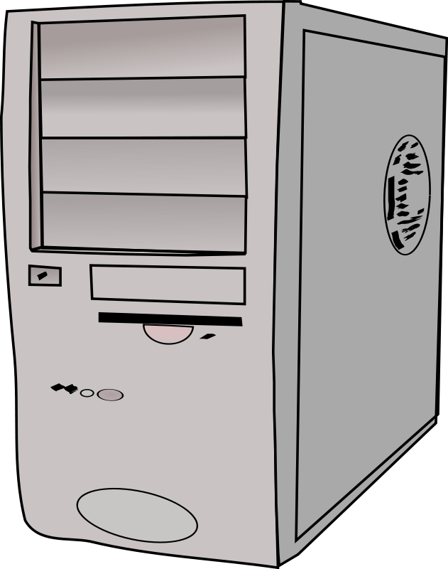 Cpu And Servers Computer Clipart  Royalty Free