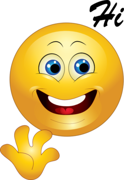 Hi Happy Smiley Emoticon Clipart   Royalty Free Public Domain Clipart