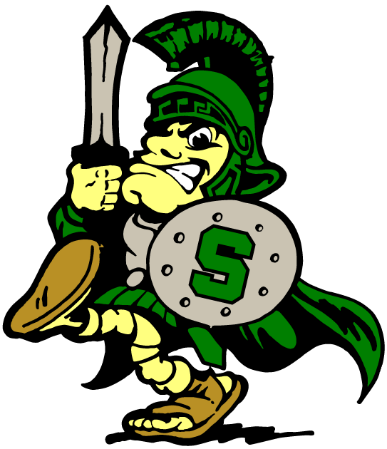 Michigan State Spartans Mascot Logo   Ncaa Division I  I M   Ncaa I M