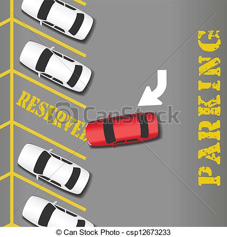 Lot Clipart Reserved Parking Lot
