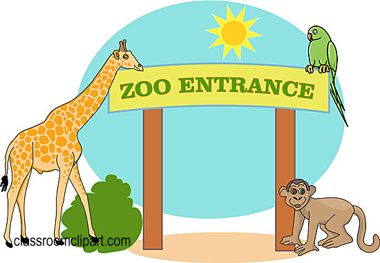 Pix For   Children At The Zoo Clipart