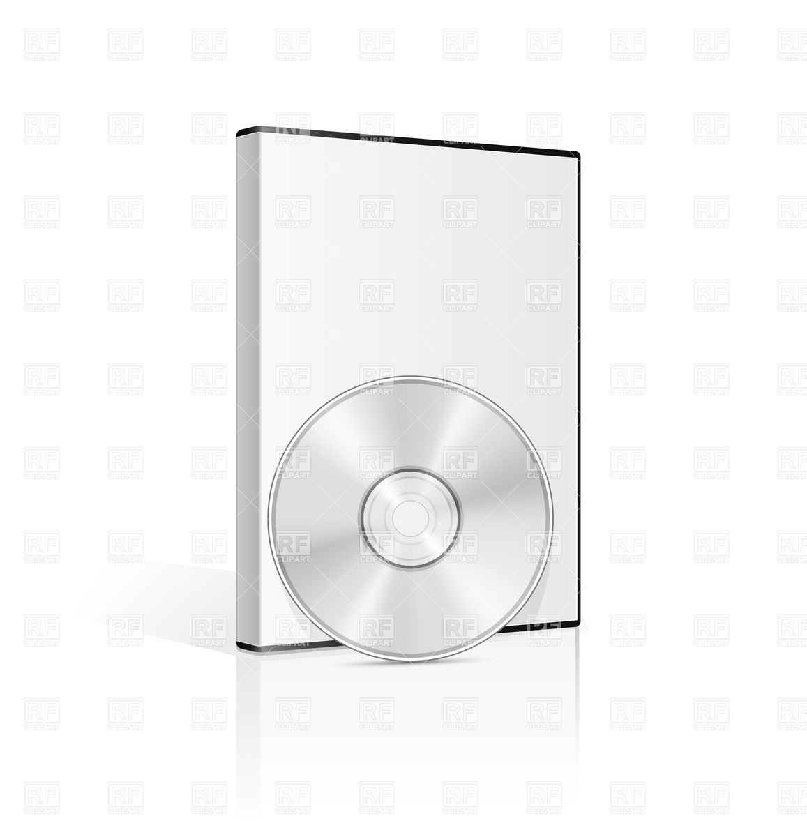 Dvd Case And Cd Disk Download Royalty Free Vector Clipart  Eps