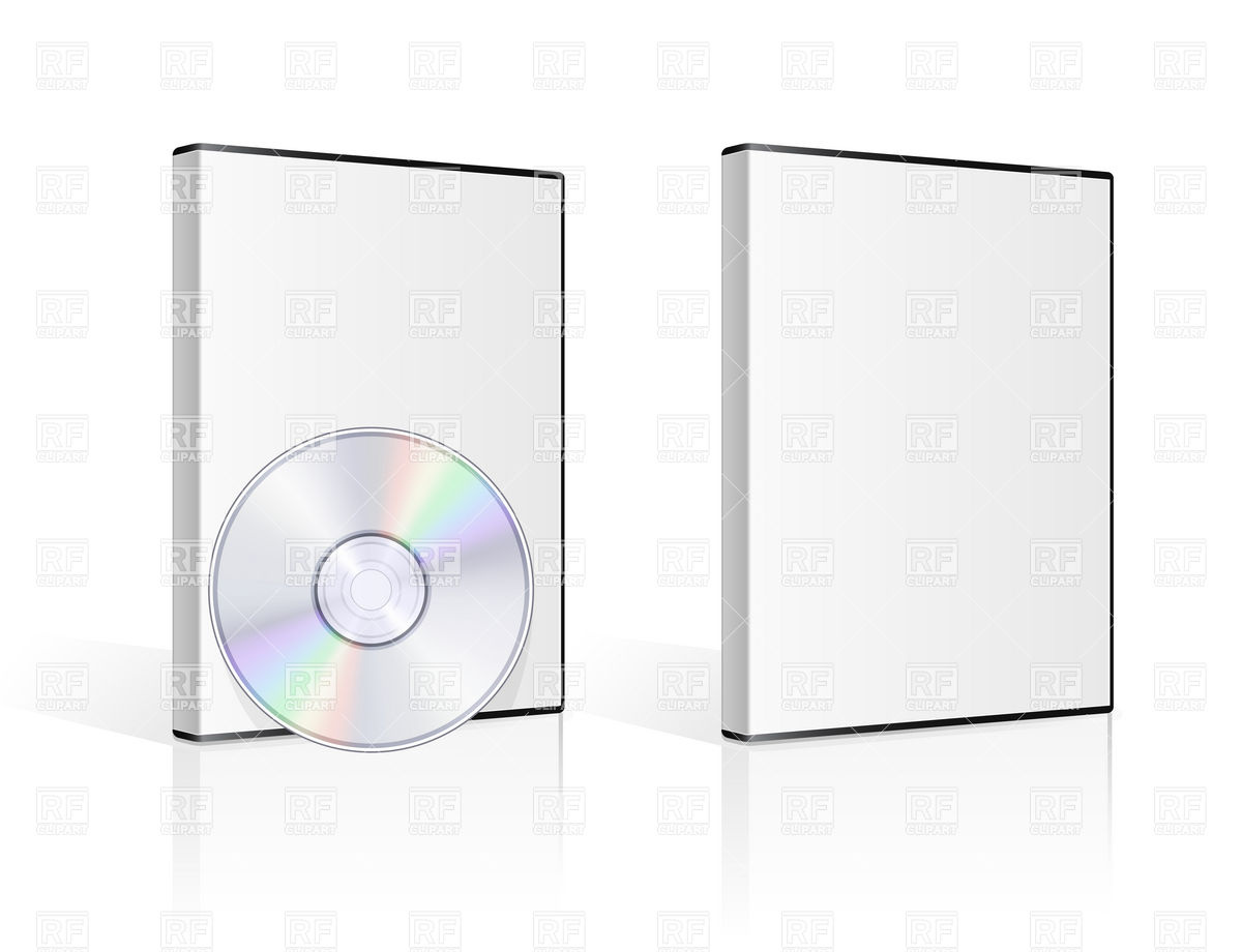 Dvd Case And Disk On White Background 5652 Objects Download Royalty    