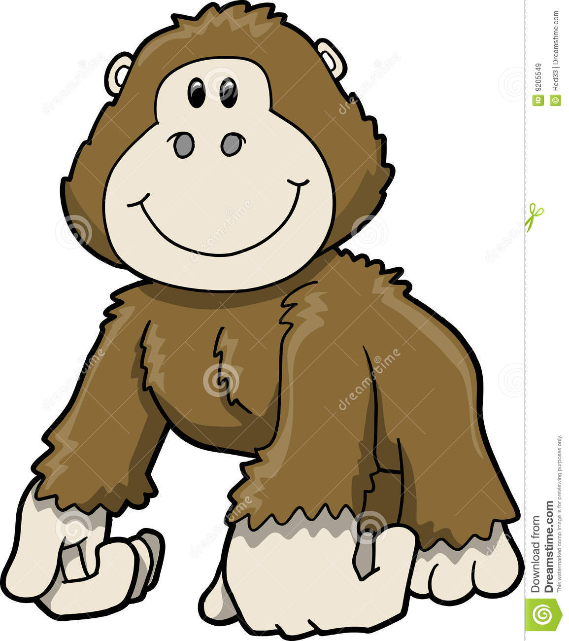 Gorilla Clipart Black And White   Clipart Panda   Free Clipart Images