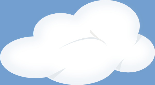 Set Of Soft Clouds Clip Art At Clker Com   Vector Clip Art Online