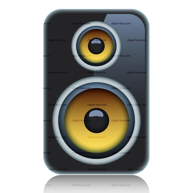 Clipart Speaker Icon   Royalty Free Vector Design