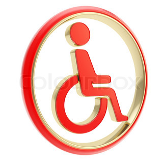 Handicapped Person In Wheelchair   Stock Photo   Colourbox