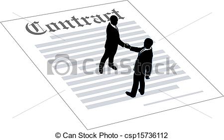 Contract Business People Sign Agreement   Csp15736112