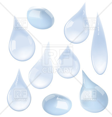 Drop   Droplets With Glare Download Royalty Free Vector Clipart  Eps