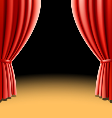 Red Theater Curtain Vector Curtains Theater Artists Curtains Clip Art
