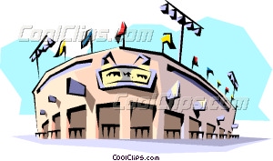 Baseball Stadium Vector Clip Art
