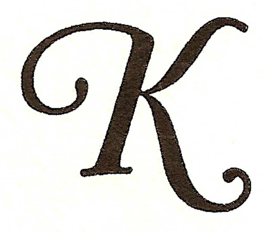 By Request Today S Monogram Monday Brings You The Letter K In Various