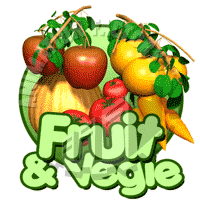 Fruit And Vegetable Food Group Animated Clipart
