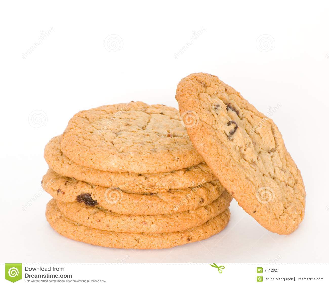 Oatmeal Raisin Cookies Royalty Free Stock Photography   Image  7412327