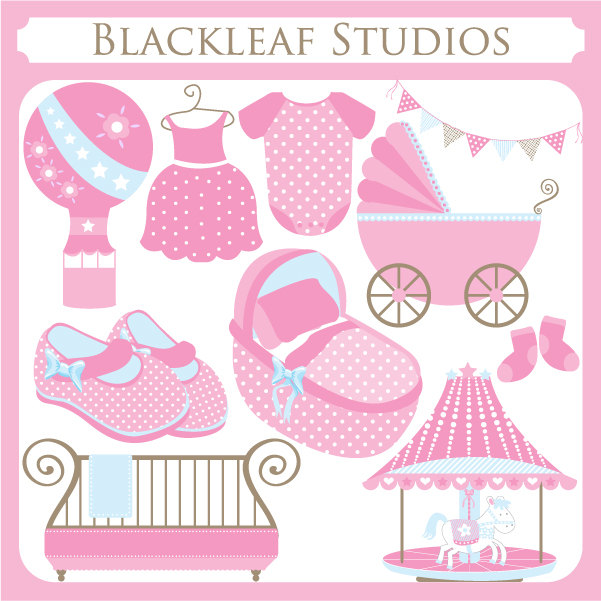 Pink Baby Booties Clipart Baby Girl Things Is The