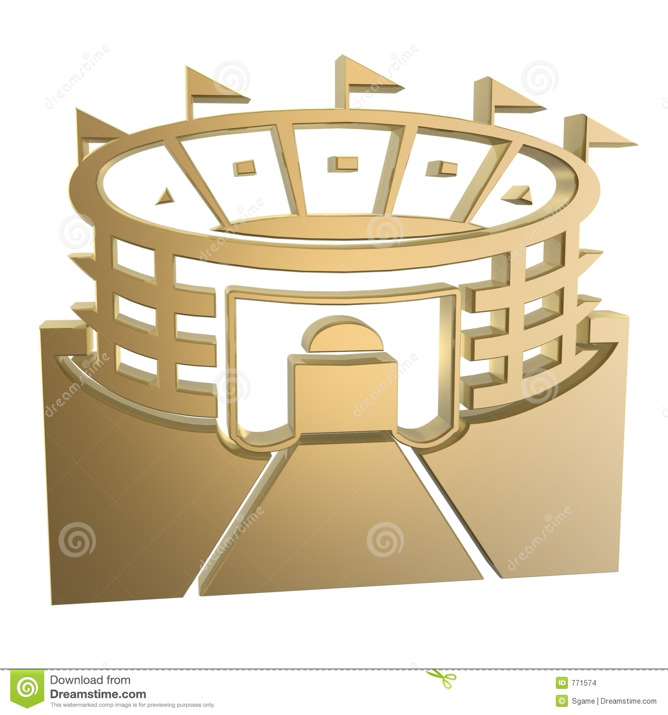 Stadium Symbol Stock Images   Image  771574