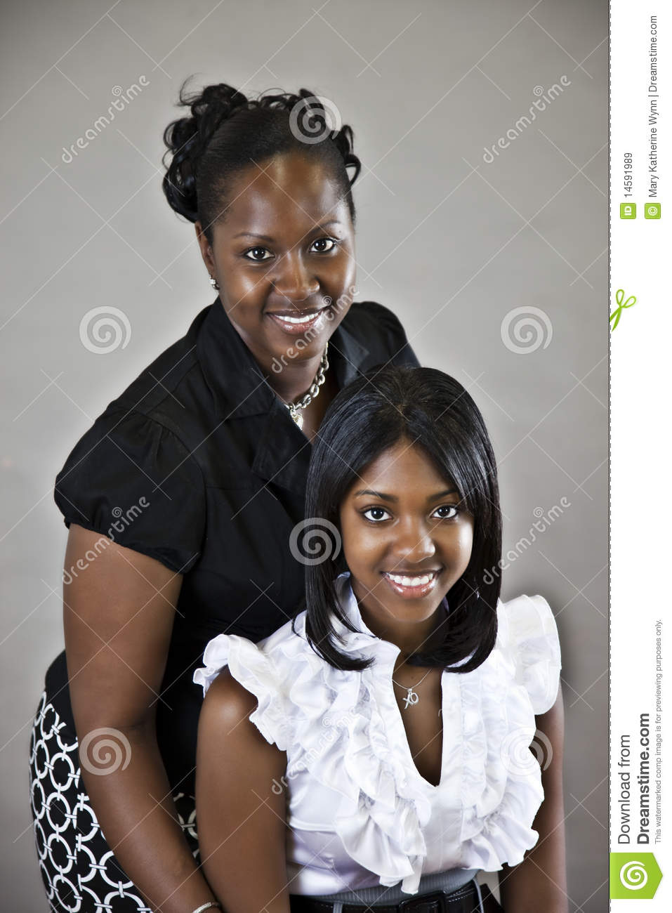 African American Mother And Daughter Royalty Free Stock Images   Image