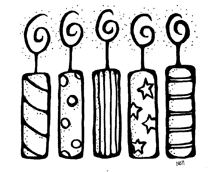 Candle Clipart Black And White   Clipart Panda   Free Clipart Images