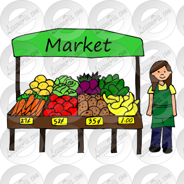 Market Picture For Classroom   Therapy Use   Great Market Clipart