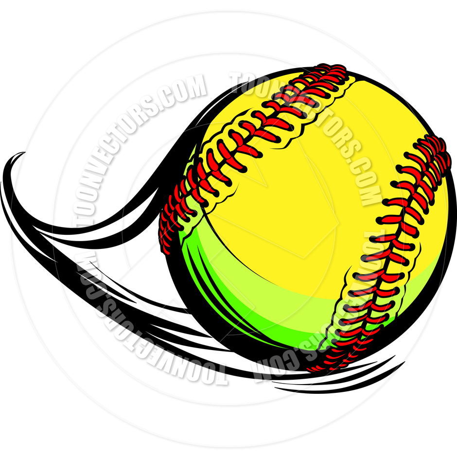 Softball Logo Clip Art Softball Clipart