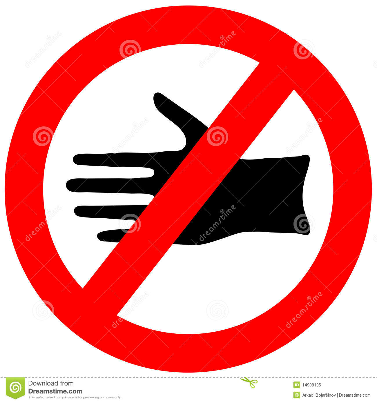 Do Not Touch Clipart   Cliparthut   Free Clipart