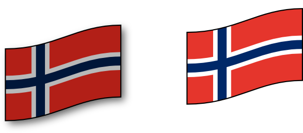 Norwegian Flag Clip Art At Clker Com   Vector Clip Art Online Royalty