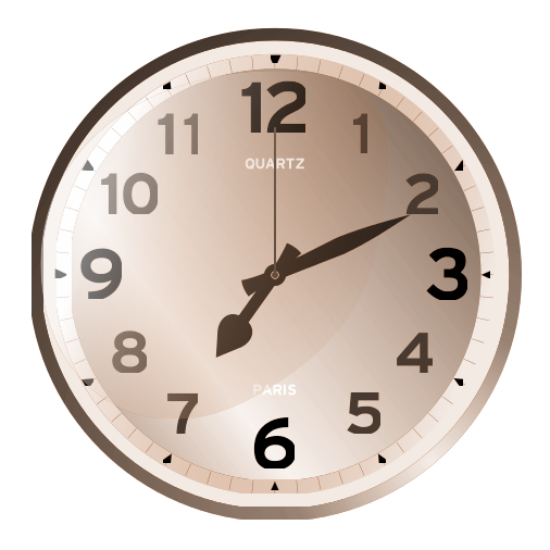 Quartz Wall Clock Clipart