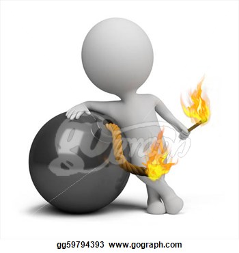 Threat Clipart Bomb   Clipart Graphic