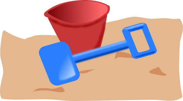 Bucket And Spade Clip Art At Clker Com   Vector Clip Art Online