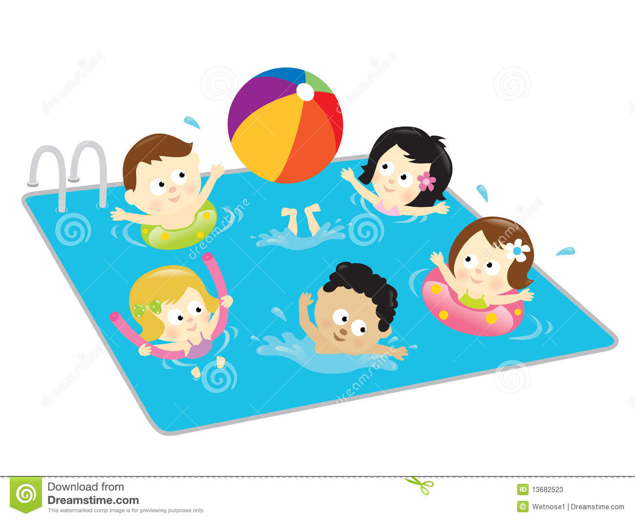 Summer Pool Part Clipart