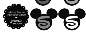 Clipart In Shades Of Grey Grey Mickey Mouse Head Letter S Clipart Grey