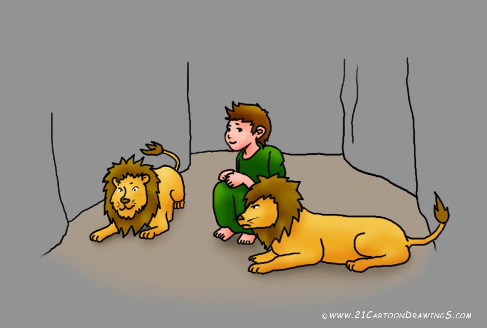 Daniel Was Thrown Into The Lions  Den
