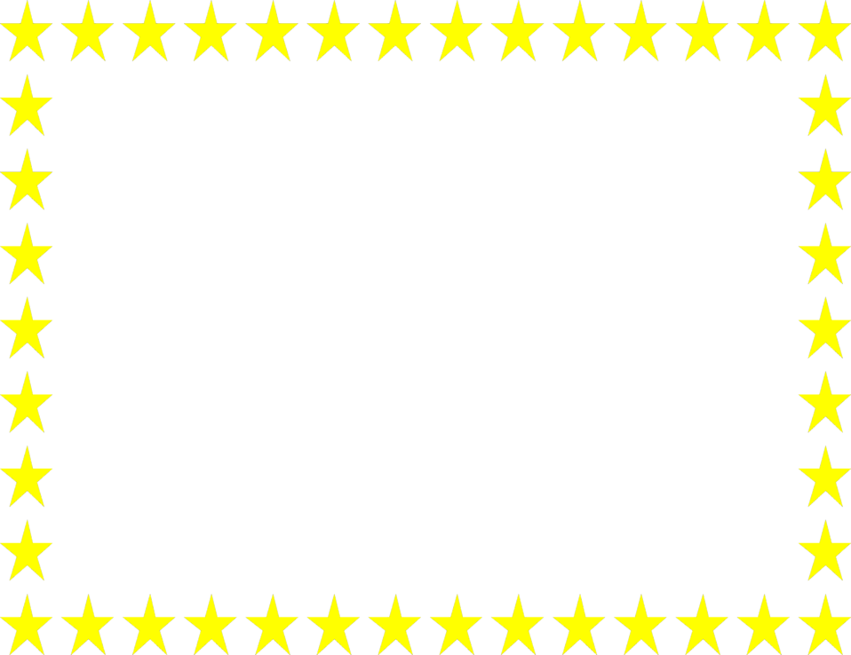 Photo   Illustration Of A Blank Frame Border Of Yellow Stars     6358