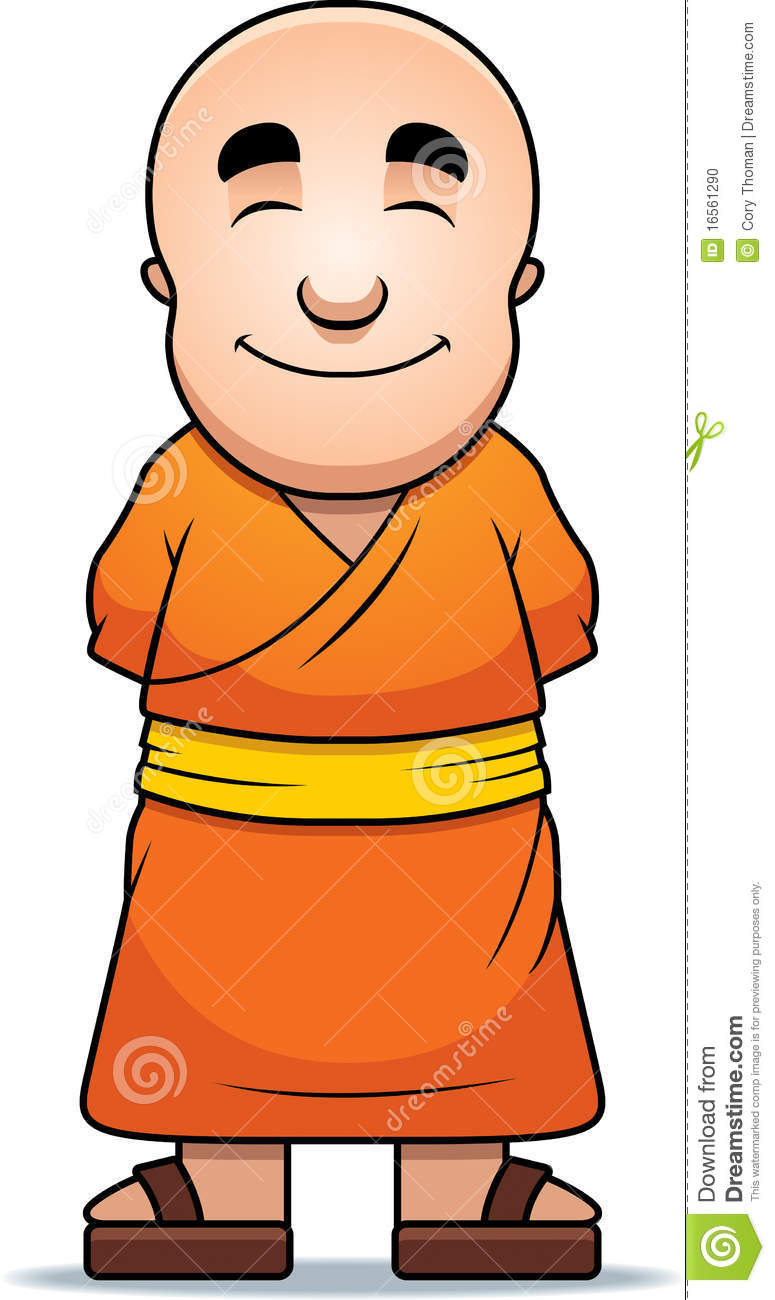 Monk Clipart Buddhist Monk 16561290 Jpg