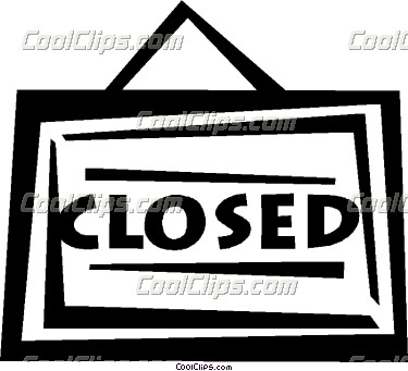 Office Closed Sign Clip Art