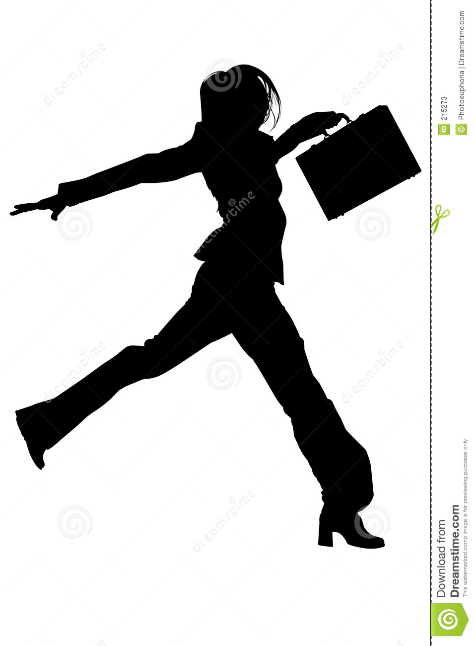 Path Of Woman In Suit With Briefcase Ju Stock Photos   Image  215273