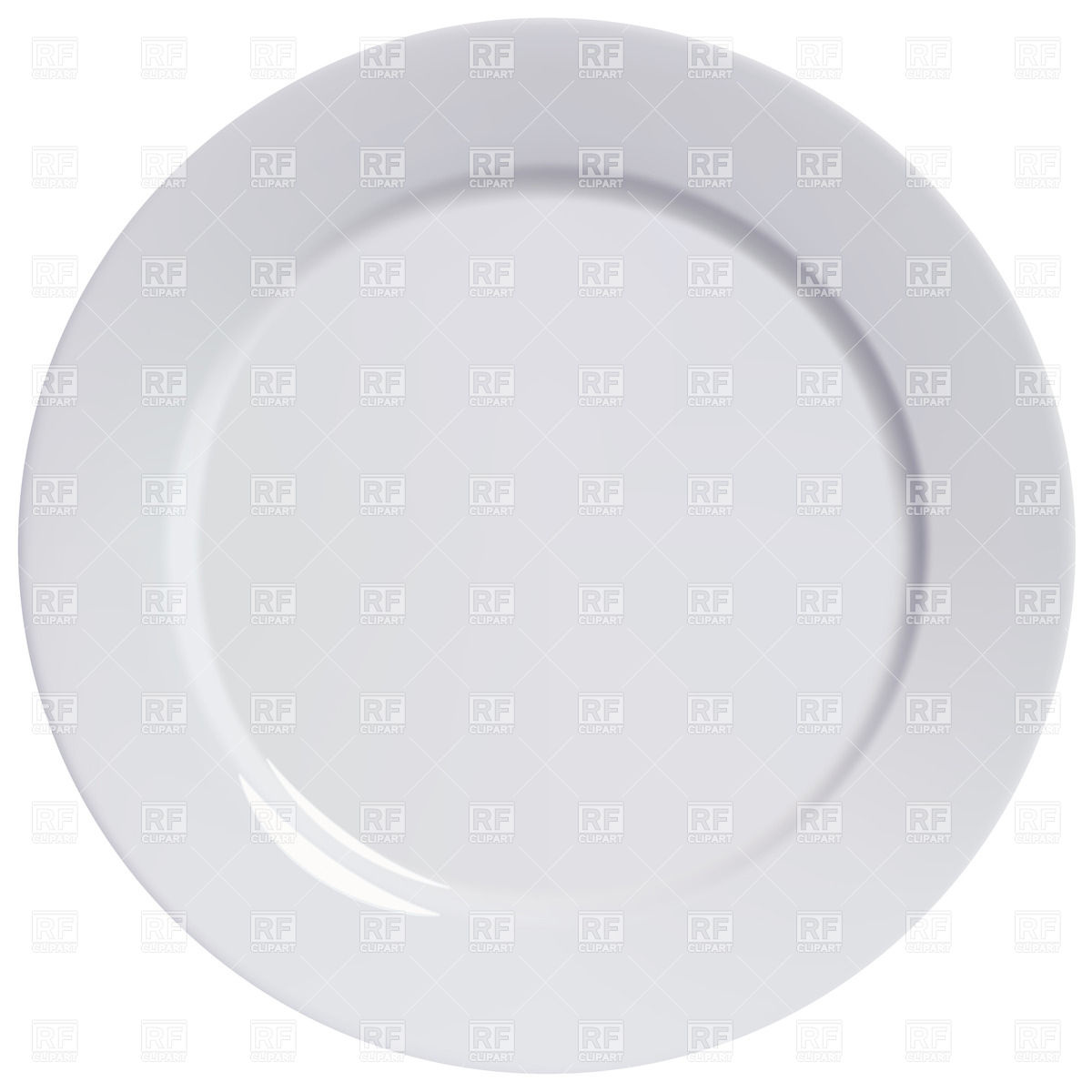 Plate Clip Art White Empty Plate Download