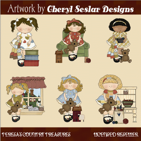 Teresa S Country Treasures  My Little Girl Cozy Home Clipart