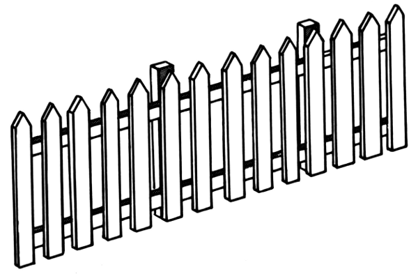 Fence Clip Art Black And White   Clipart Panda   Free Clipart Images