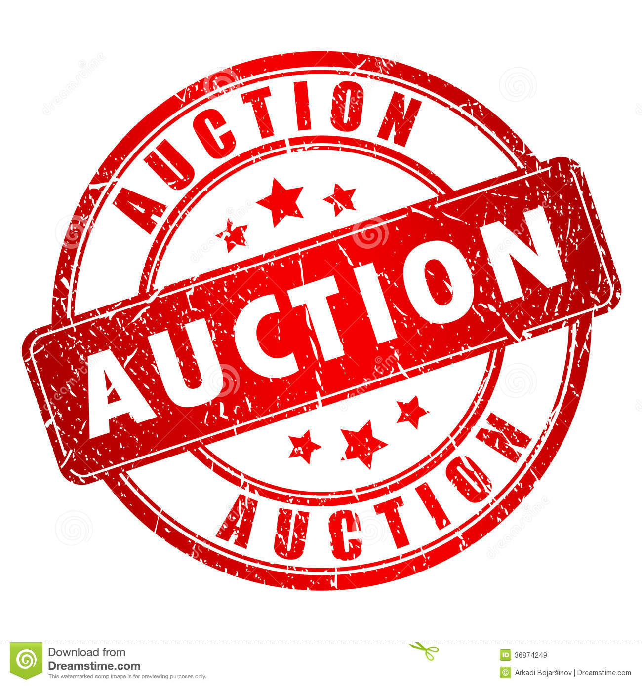Auction Vector Stamp Royalty Free Stock Images   Image  36874249