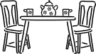 Dining Clipart Dining Room Table And Chairs Clipart 49v1puyc Gif